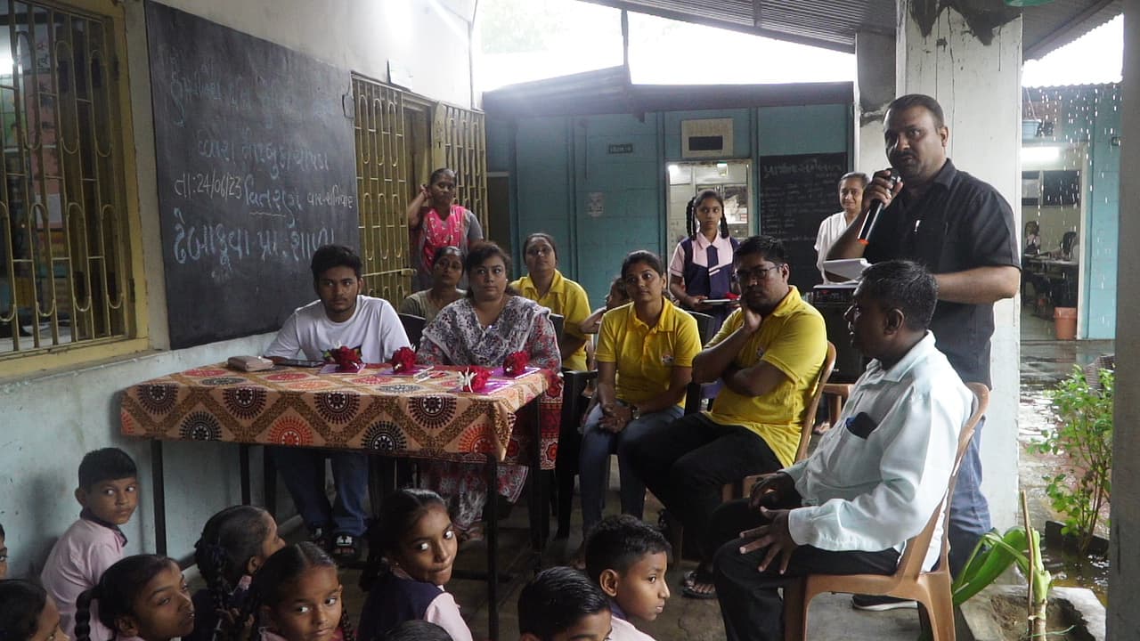 Book Distribution Drive in Valasan - Image 1